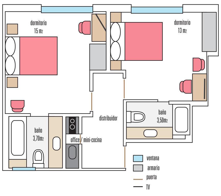 Apartamentos Sabinas Zaragoza Centro Chambre photo